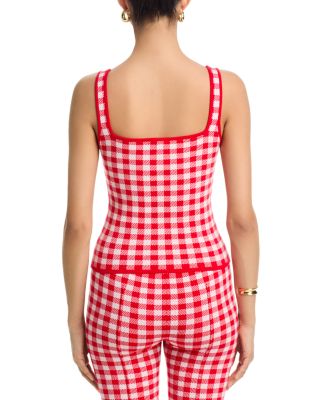 Gingham Knit Top - Exclusive