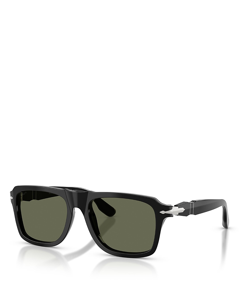 Persol Rectangular Sunglasses, 55mm