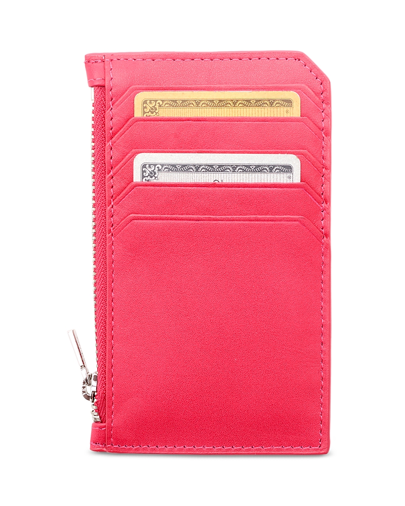 Royce New York Zippered Credit Card Wallet