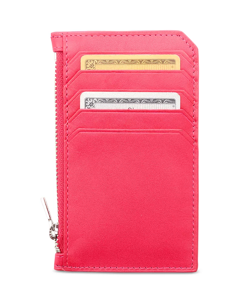 Royce New York Zippered Credit Card Wallet