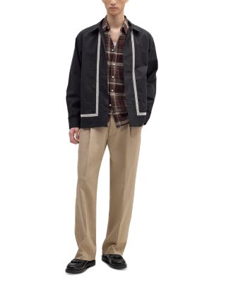 Reed Embroidered Button Front Shirt