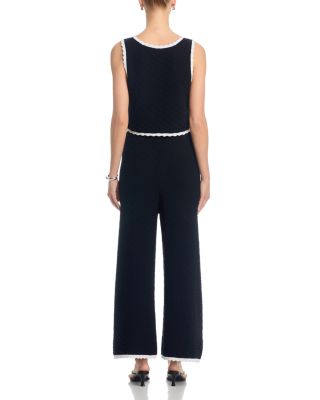 Teddy Diamond Knit Cropped Pants