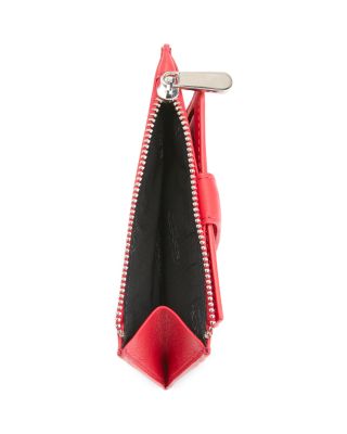 Zippered Compact Card Case Wallet