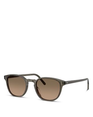 Fairmont Round Sunglasses, 49mm