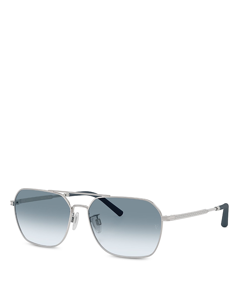 Oliver Peoples R-17 Aviator Sunglasses, 58mm