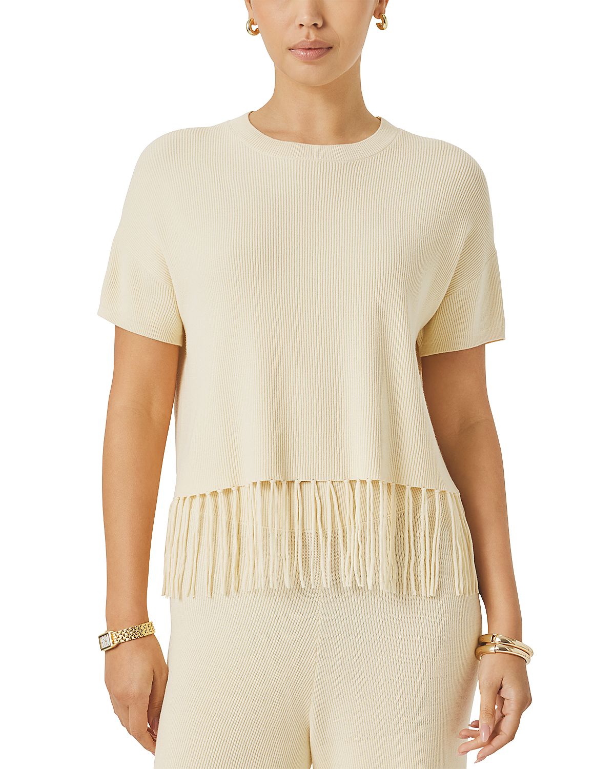 Splendid x @Cellajaneblog Fringe Sweater