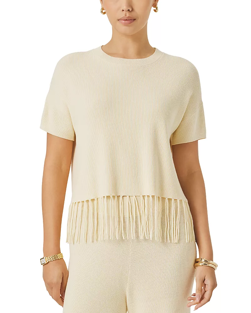 Splendid x @Cellajaneblog Fringe Sweater
