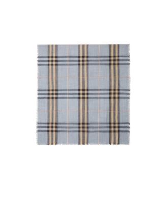 Reversible Check Wool Silk Scarf