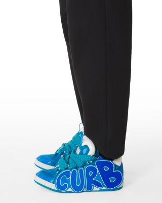  Unisex Curb Patch Sneakers In Leather