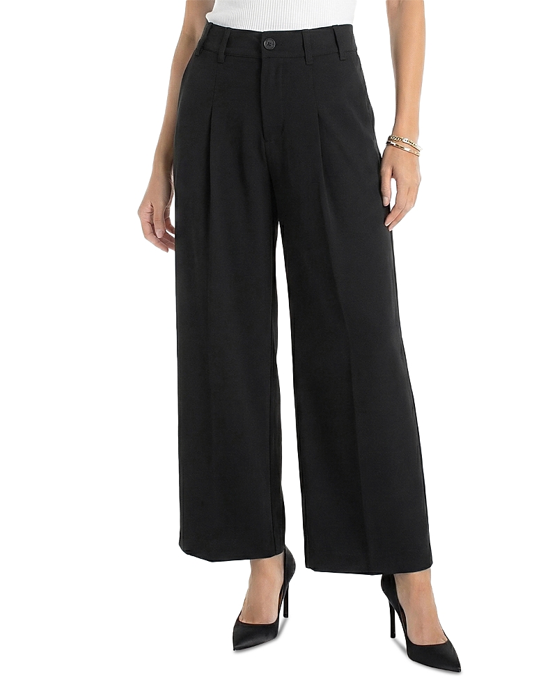 Liverpool Los Angeles High Rise Pleated Wide Leg Trousers