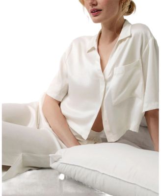 Silk High Rise Pant Set