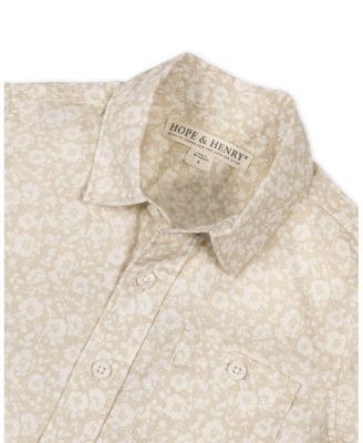 Boys' Linen Short Sleeve Shirt - Little Kid
