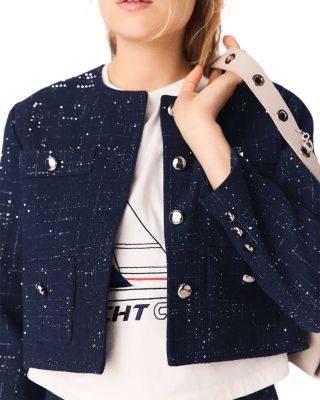 Short Jacket with Patch Pockets