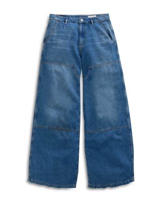 Stella Low Slung Palazzo Jeans in Galaxy