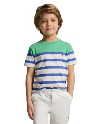 Boys' Striped Cotton Jersey Tee - Little Kid, Big Kid