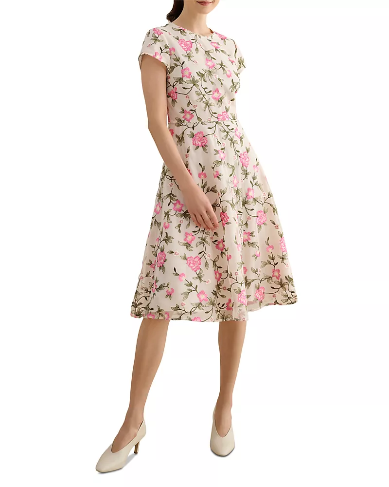 Hobbs London Petites Tia Floral Dress