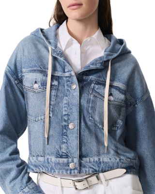 Miramar Terry Hooded Trucker Jacket