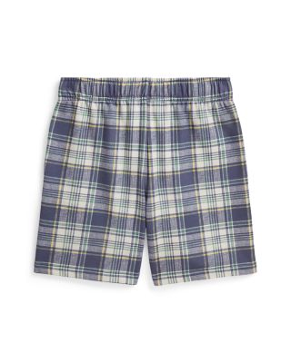 Boys' Plaid French Terry Shorts - Big Kid