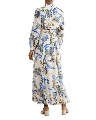 Shanice Floral Tie Waist Shirt Dress
