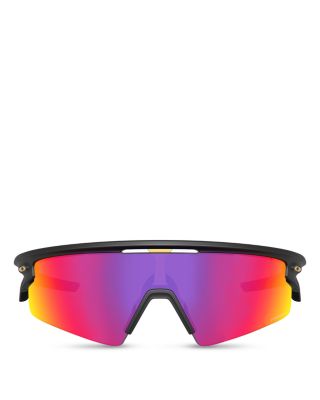 Sphaera Strike Rectangular Shield Sunglasses, 37mm