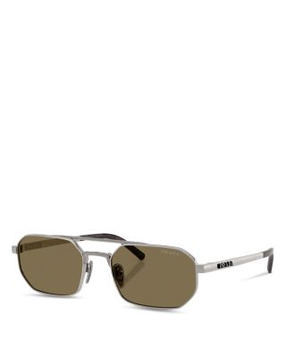 PR Rectangular Sunglasses, 55mm
