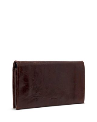 Harluna Medium Leather Clutch
