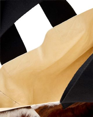 Izzy Large Cow Print Calf Hair Tote