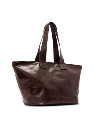Jean Rey Large Leather Tote Bag