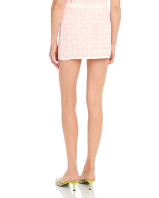 Optic Drop Wrap Skirt