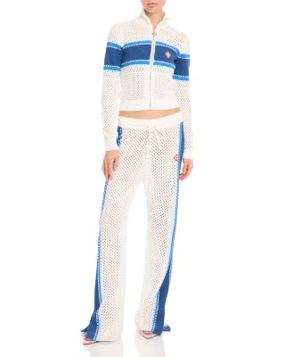 Mesh Stripe Pants