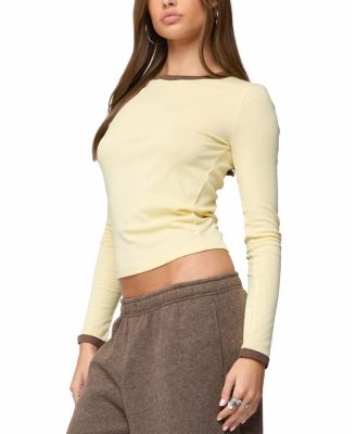 Zander Contrast Long Sleeve T Shirt