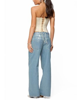 Vezza Strapless Rhinestone Corset