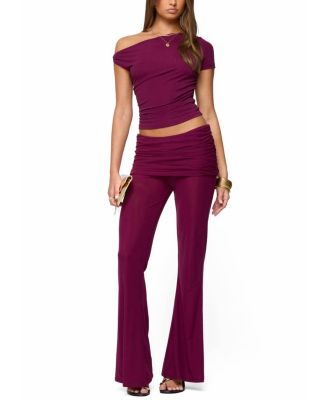 Halli Foldover Mini Skirt Pants