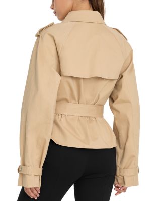 Cropped Trench Jacket