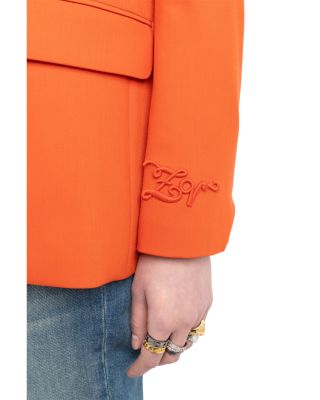 Vanille Notched Collar Blazer