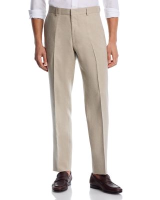 Linen Slim Fit Suit Pants