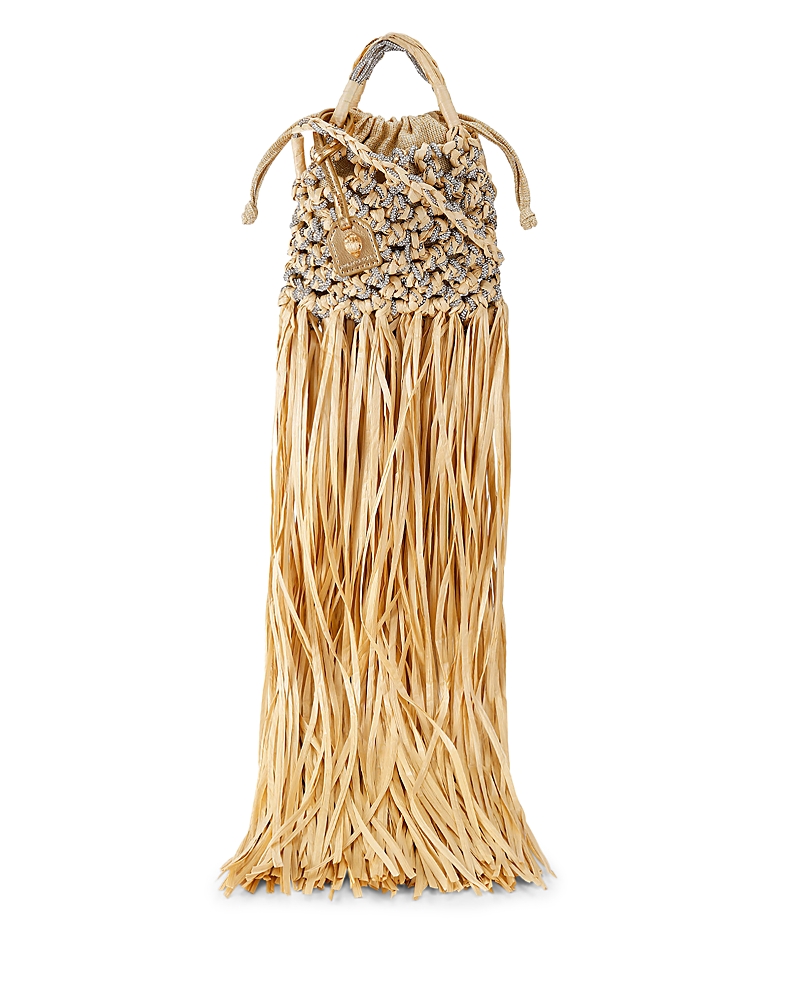 Kurt Geiger London Kensington Mini Crystal Embellished Macrame Shoulder Bag