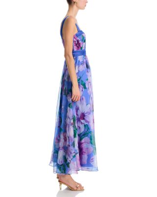 Floral Boarder Maxi Dress - Exclusive