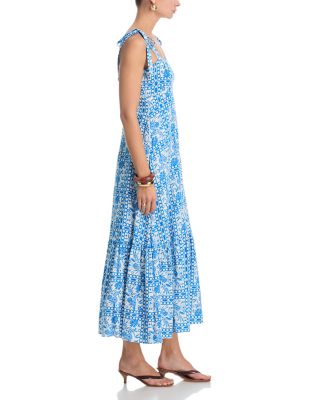Tile Print Maxi Dress - Exclusive