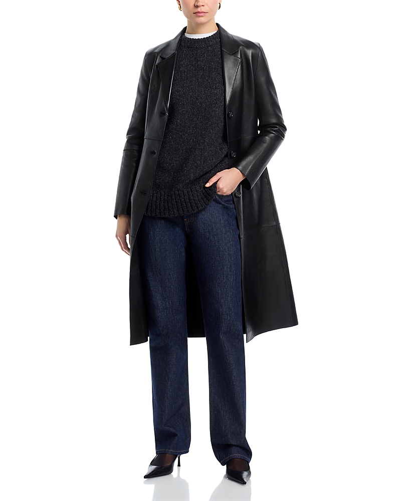 Toteme Slim Leather Coat