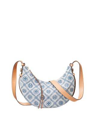 Romy Half Moon Denim Shoulder Bag
