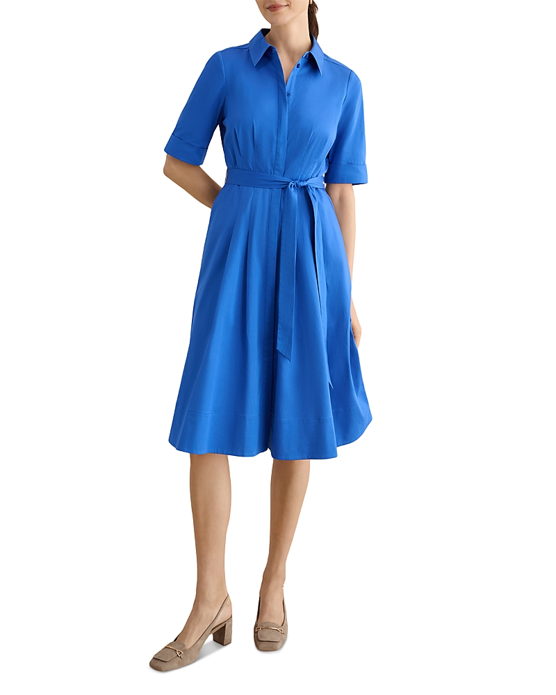 Hobbs London Brigitta Concealed Button Shirt Dress