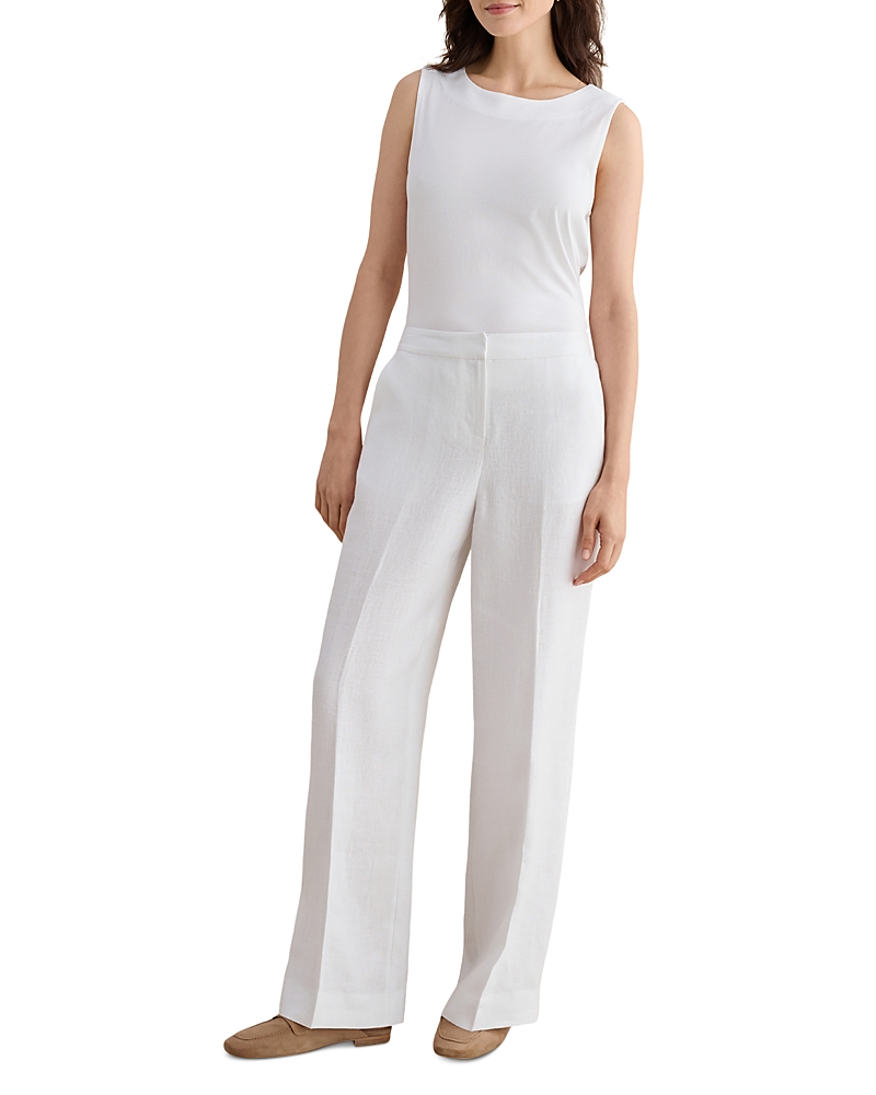 Hobbs London Alessia Linen Wide Leg Pants