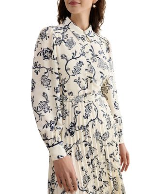 Ashleen Paisley Belted Midi Dress