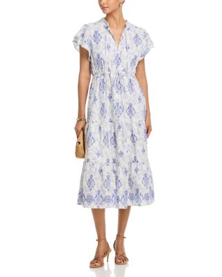 Noble Pineapple Midi Dress