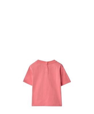 Girls' Check Trim Cotton T-shirt - Baby, Little Kid