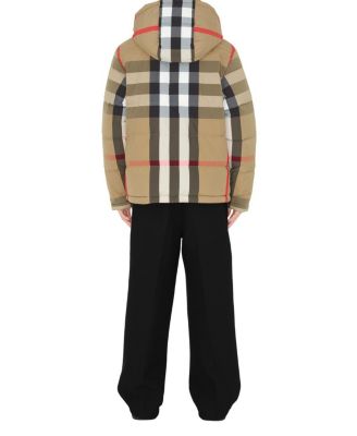  Reversible Check Puffer Jacket