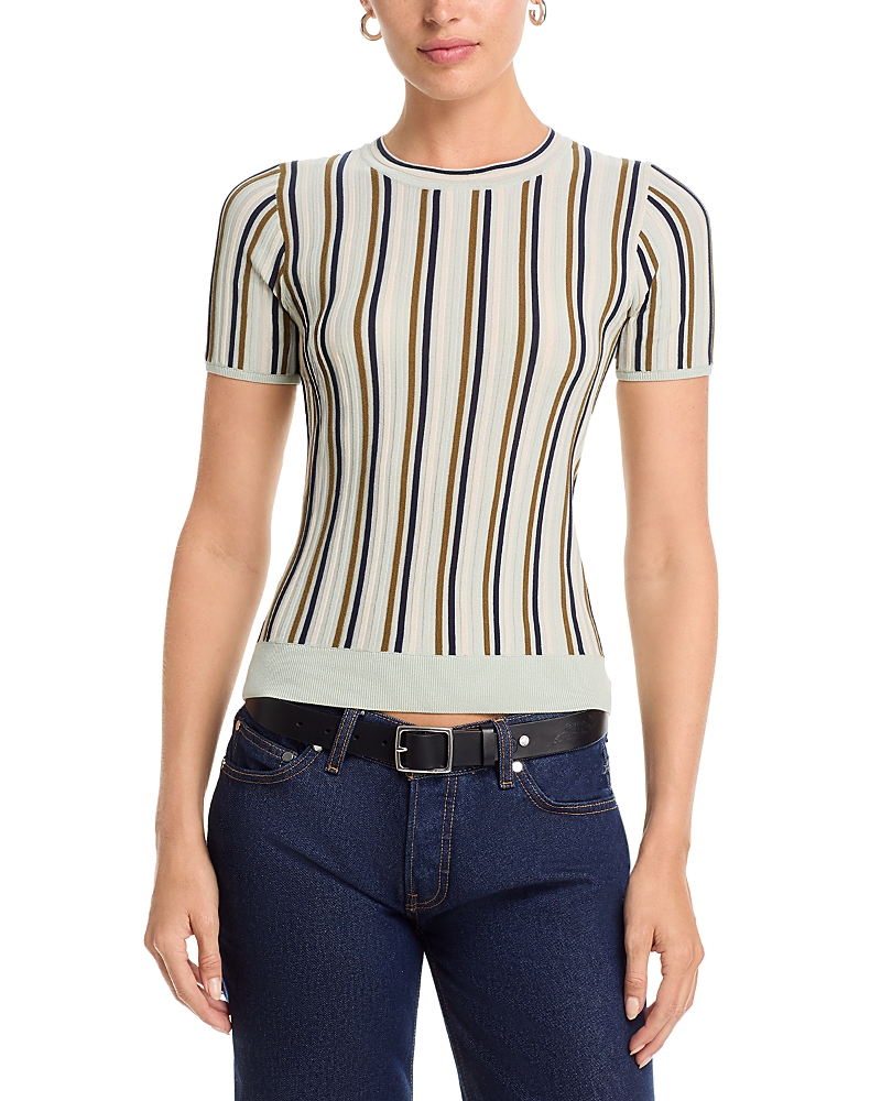 Rag & Bone Victoria Short Sleeve Crewneck Sweater