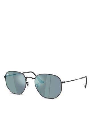 Hexagonal Geometric Sunglasses, 54mm