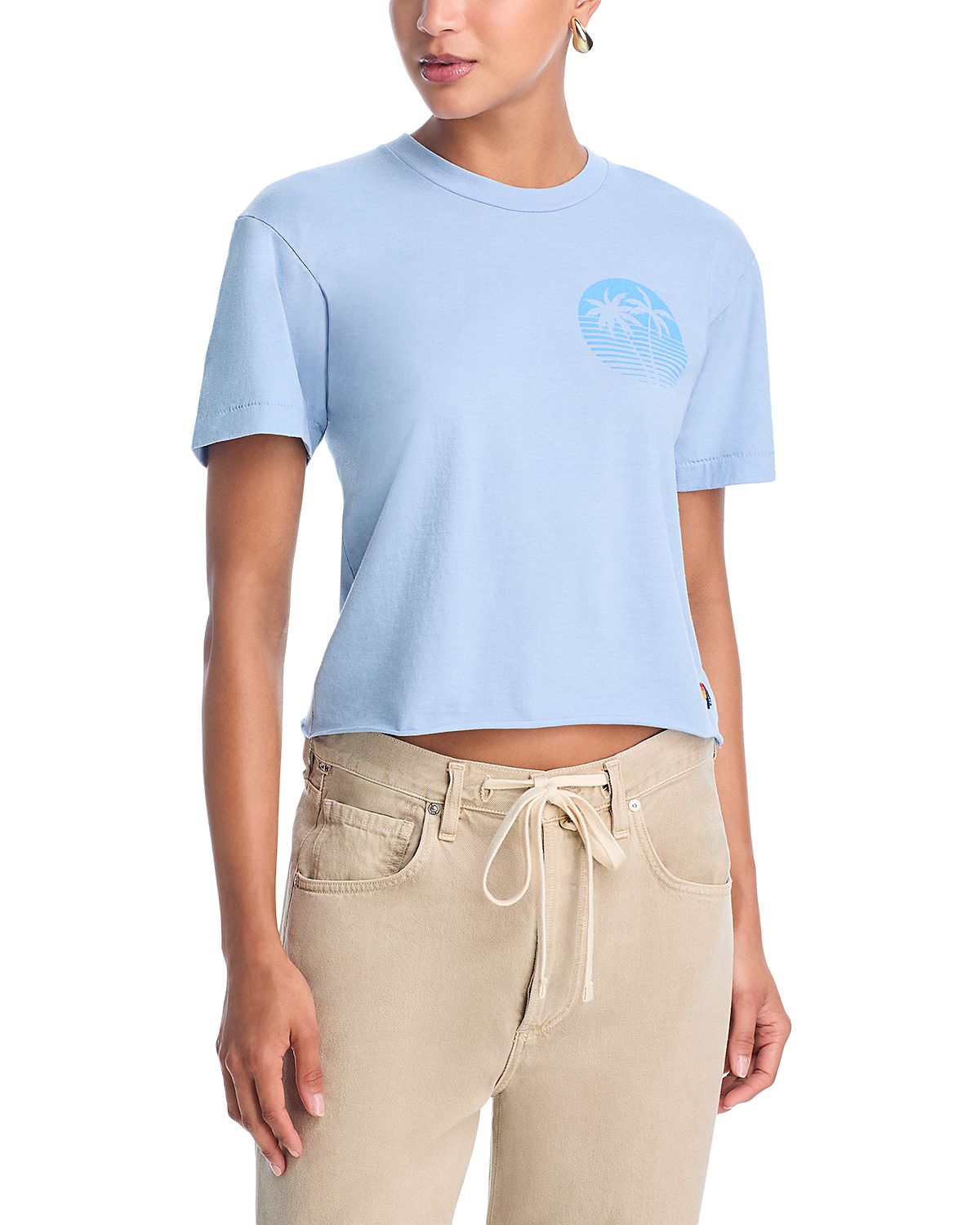 Aviator Nation Circle Palm 2 Boyfriend Tee - Exclusive